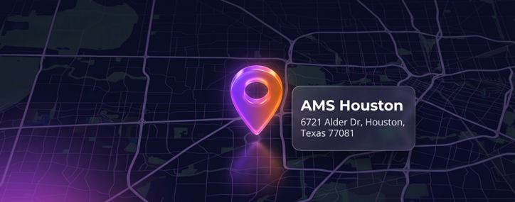 AMS Transfers Houston location map